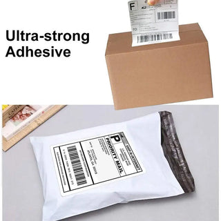 100x150 mm (4x6") Shipping Barcode Paper Label Sticker (White)