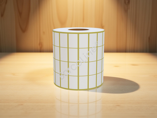 25x15 mm Direct Thermal Barcode Label Sticker (DT)